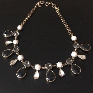J Crew pearl and bling necklace!!